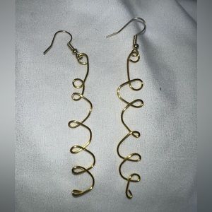 Handmade wire wrapped earrings